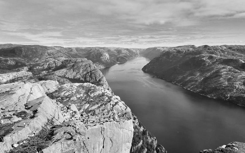 River valley before color grading